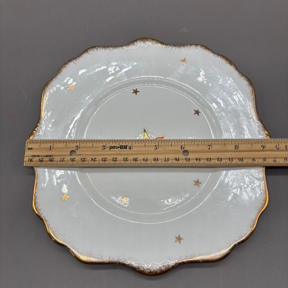 Vintage 1960s Royal Stafford OES Bone China Plate Masonic Eastern Star Gold Trim - Picture 5 of 9